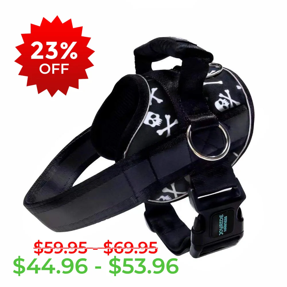 Black Skulls Joyride Premium Advanced Dog Harness 2.0 - Image 13
