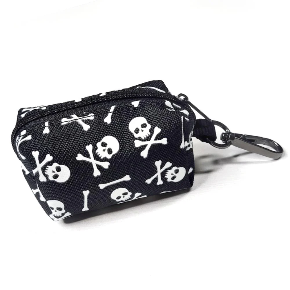 Black Skulls Poop Bag Dispenser - Image 3