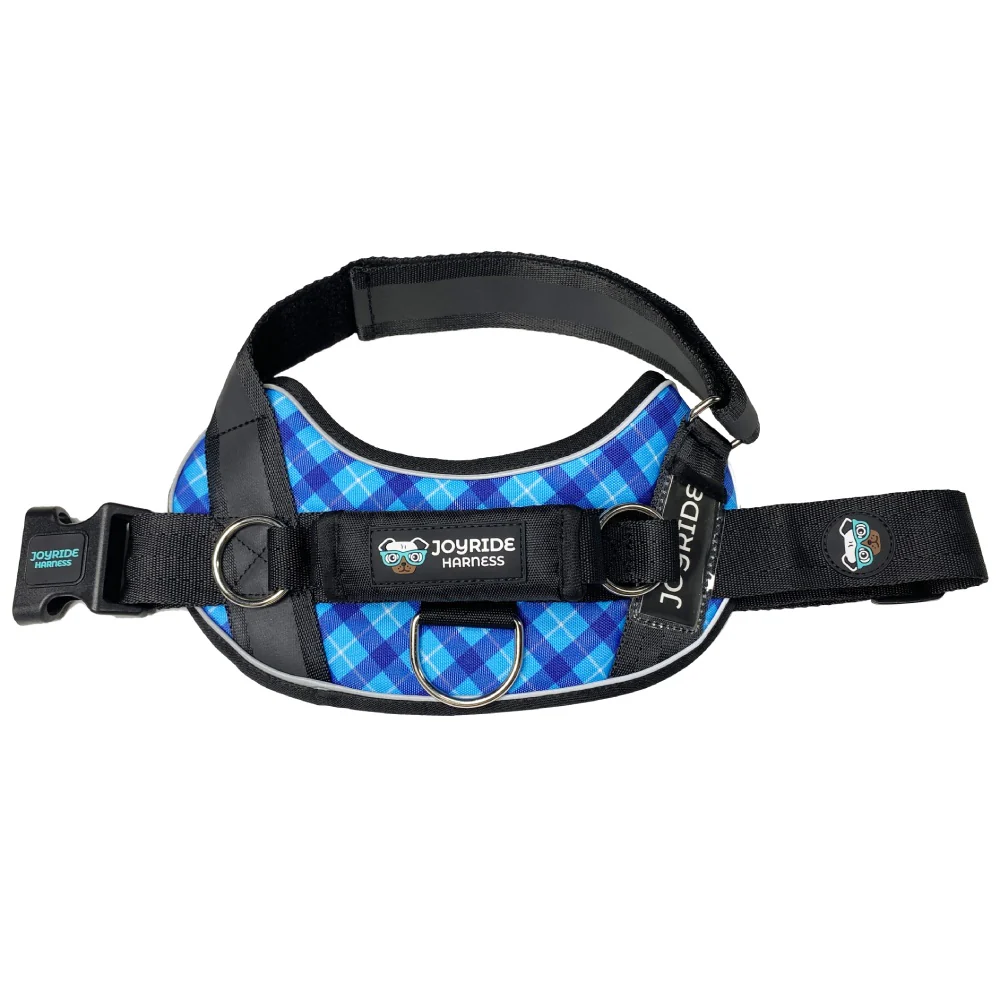 Blue Plaid Joyride Premium Advanced Dog Harness 2.0 - Image 8
