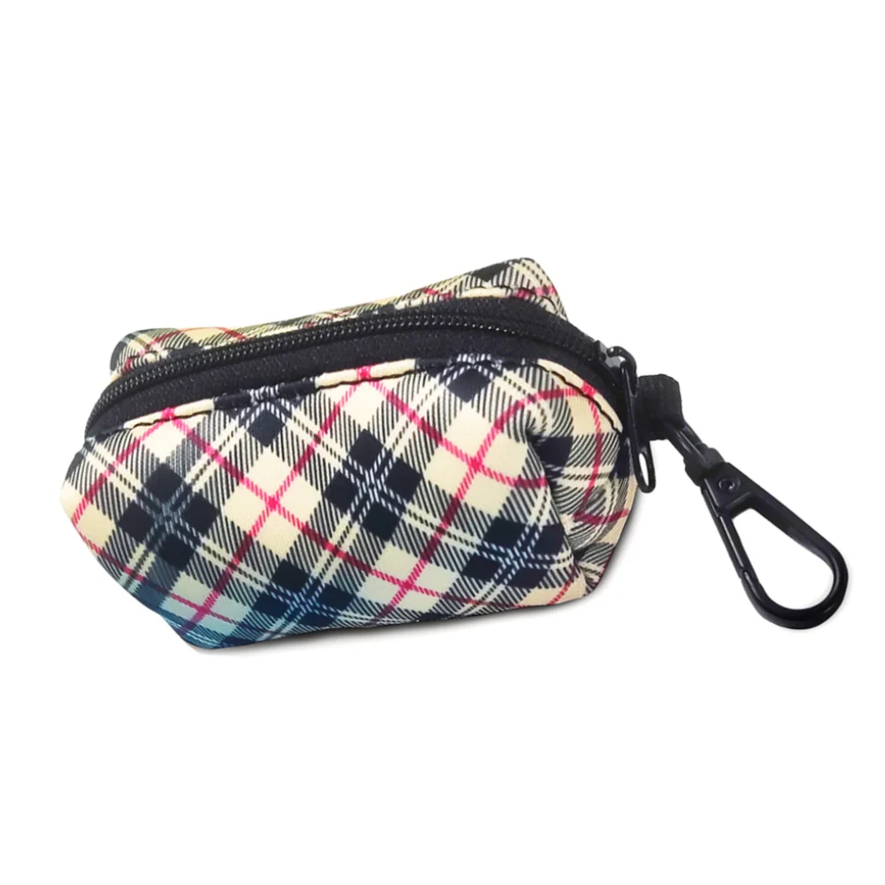 Fall Plaid Poop Bag Dispenser - Image 2