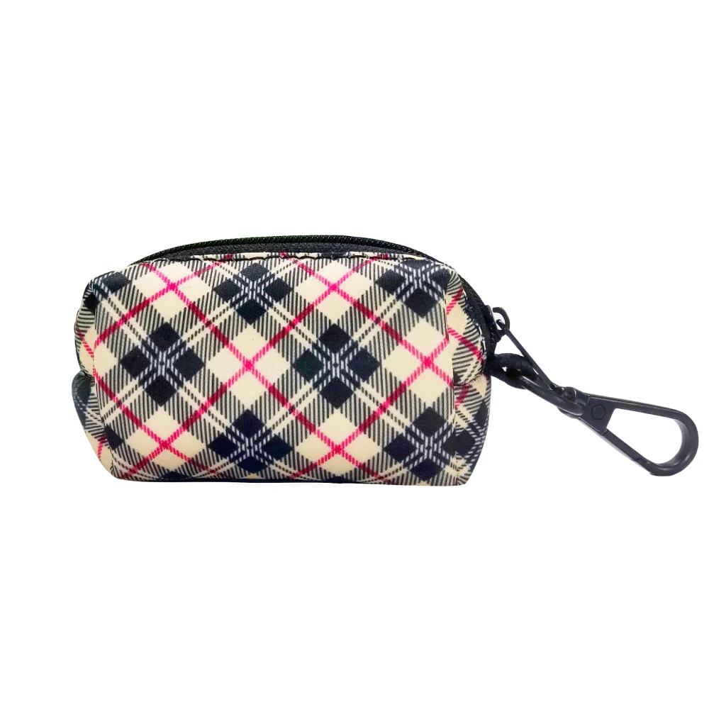 Fall Plaid Poop Bag Dispenser - Image 4