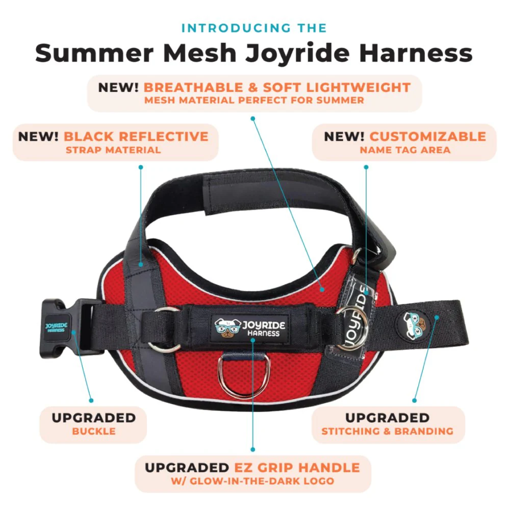 Joyride Mesh Summer Dog Harness 2.0 (Solid Colors) - Image 4
